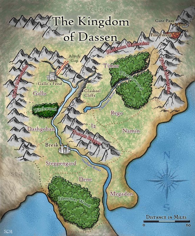 Dassen map